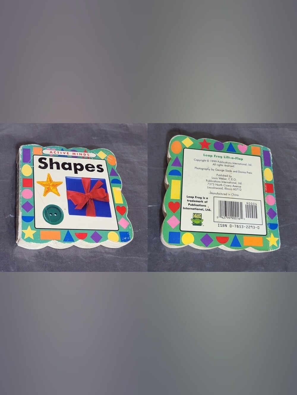 Leap Frog - Active Minds - Shapes - Babies Toddlers Play Book